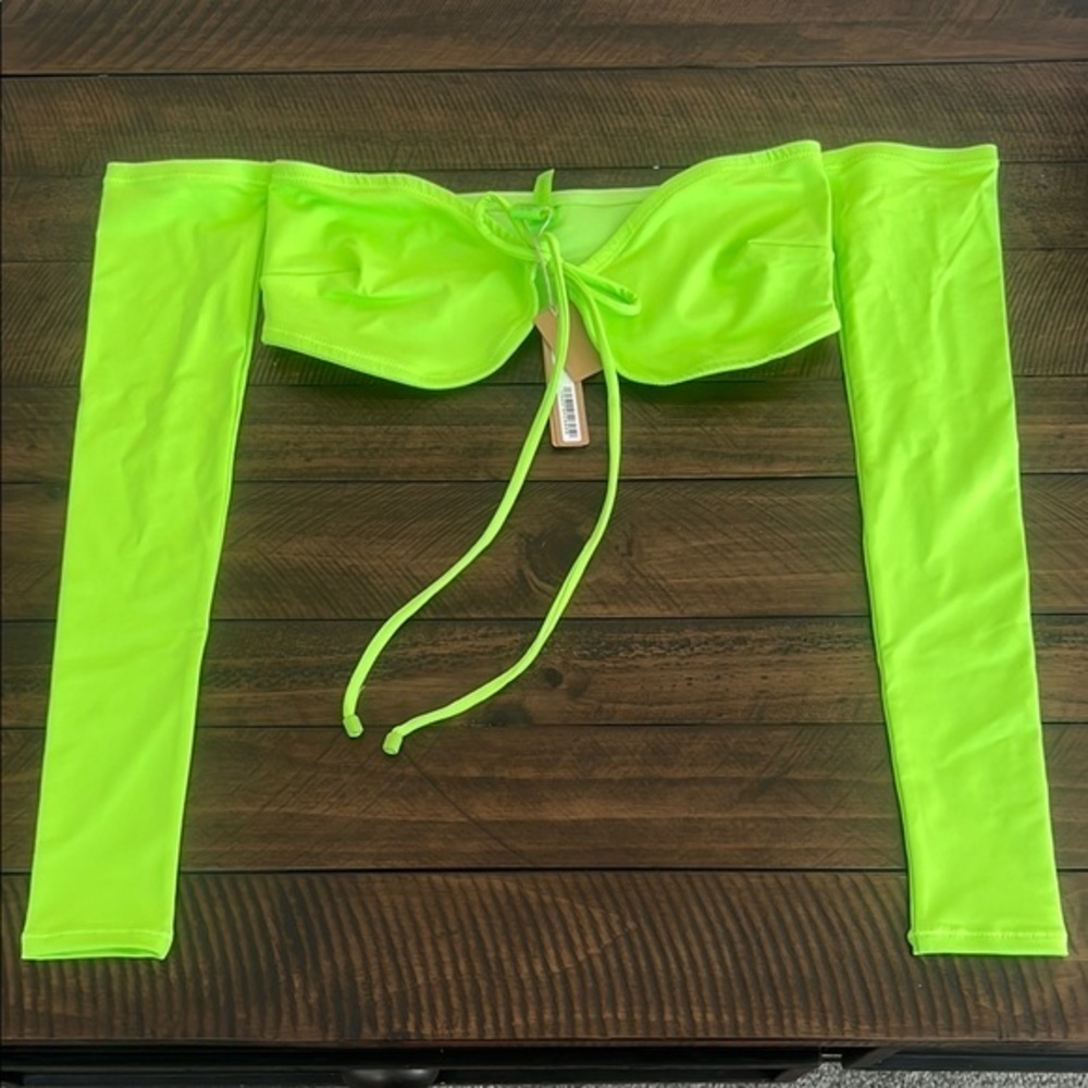 Skims Swim Long Sleeve Bikini Top - Picture 4 of 8